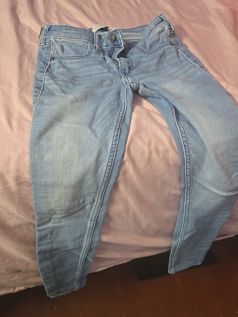 Abercrombie & Fitch Light Blue Skinny Jeans